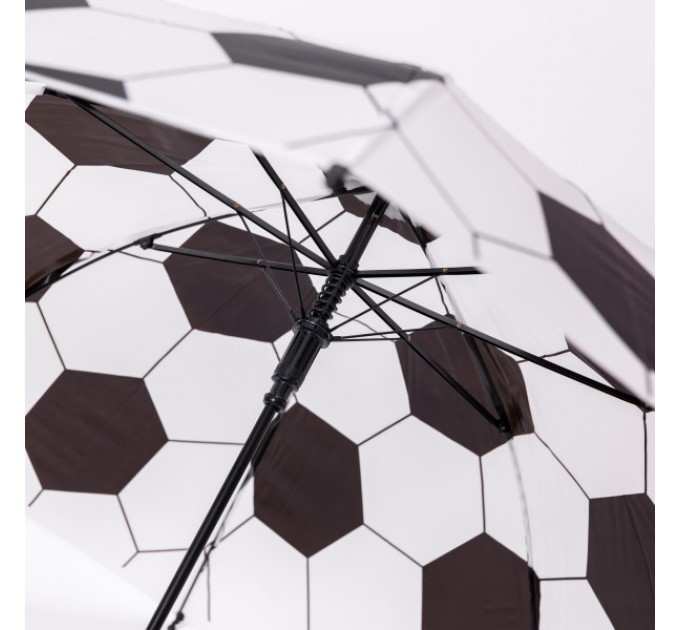 Дитяча парасоля-тростина напівавтомат складна 82 см, чорний