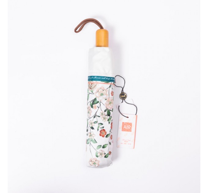 Зонтик механический складной 99 см, зеленый