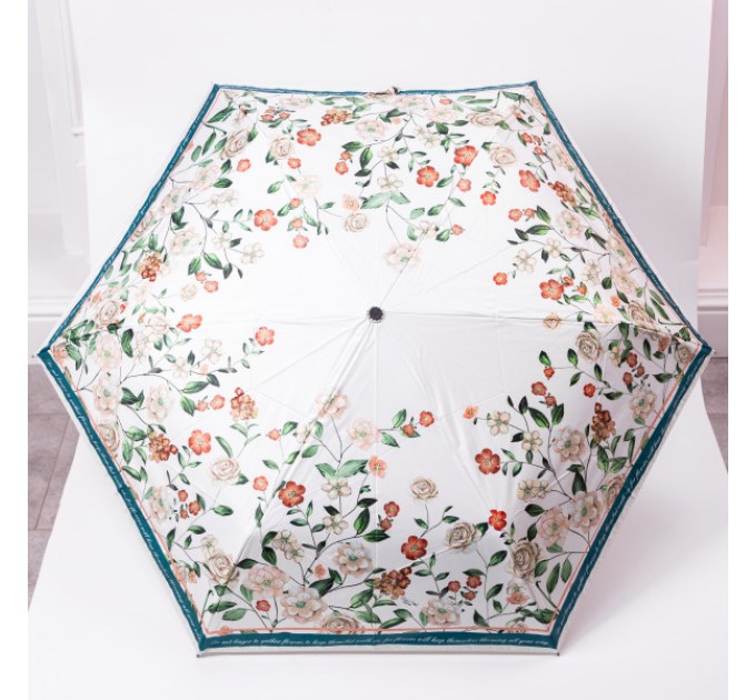 Зонтик механический складной 99 см, зеленый