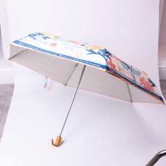 Зонтик механический складной 99 см, оранжевый