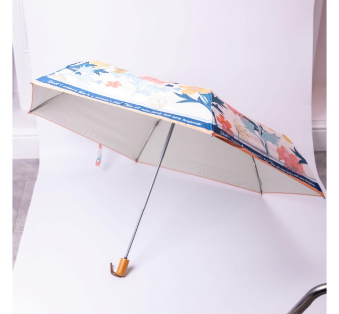 Зонтик механический складной 99 см, оранжевый