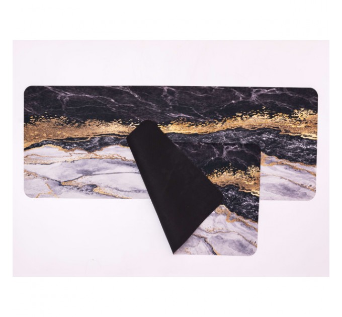 Набір килимків для кухні 2шт 99*38 см/57*38 см, мармуровий