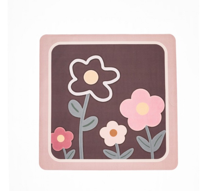 Коврик защитный на стиральную машинку 58*57 см, коричневый Коврик защитный на стиральную машинку 58*57 см, коричневый