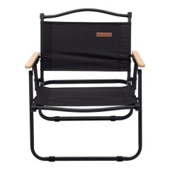 Стілець для кемпінгу складаний 50*51*64 см з алюмінієвим каркасом, чорний