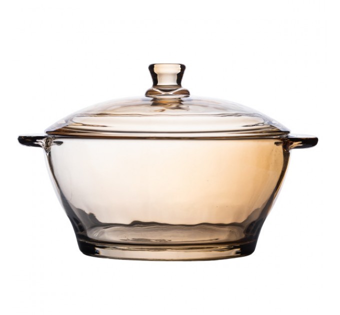 Каструля із загартованого скла Lirmartur 1 л, коричневий Каструля із загартованого скла Lirmartur 1 л, коричневий