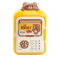 Копилка-сейф детская Bear с кодовым замком и отпечатком пальца, желтый
