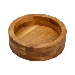 Миска для подачі кругла 25 см, дуб