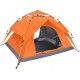 Намет автоматичний на 2-4 особи 200*230*130 см двошаровий, помаранчевий