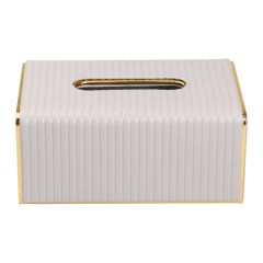 Серветниця з екошкіри 23х13,5х9 см, сірий