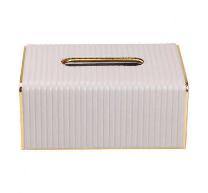 Серветниця з екошкіри 23х13,5х9 см, сірий