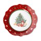 Тарілка сервірувальна Christmas порцелянова 26,5 см
