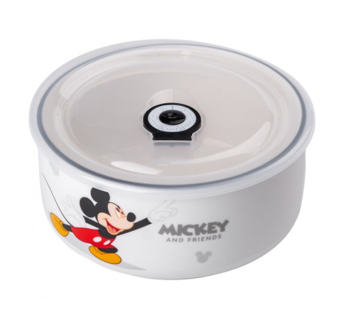 Дитяча миска для лапші Mickey порцелянова 850 мл, білий
