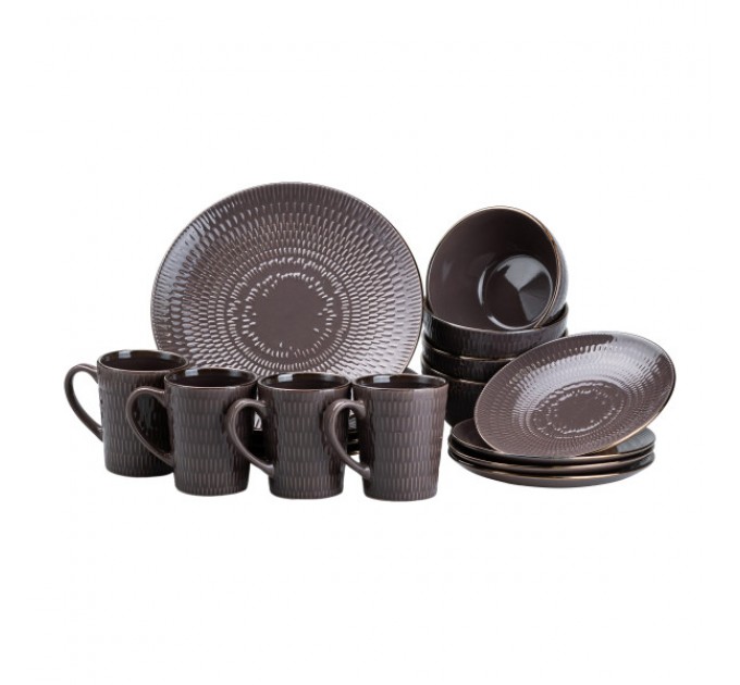 Столовый сервиз на 4 персоны фарфоровый.