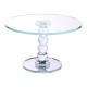Тортівниця на ніжці Crystal скляна 19 см