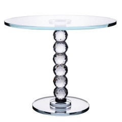 Тортівниця на ніжці Crystal скляна 25 см