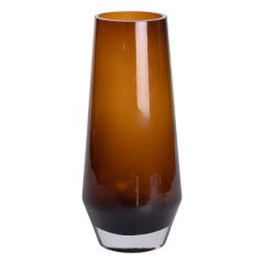 Ваза для квітів скляна Botanica 32 см, коричневий