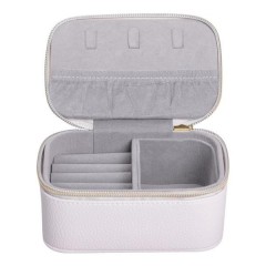 Скринька для прикрас на блискавці 13х9х6 см, бежевий