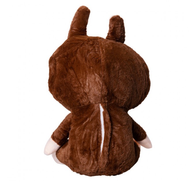 Labubu велика м'яка іграшка-сюрприз, коричневий