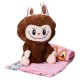 Labubu велика м'яка іграшка-сюрприз, коричневий