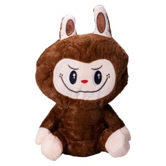 Labubu велика м'яка іграшка-сюрприз, коричневий