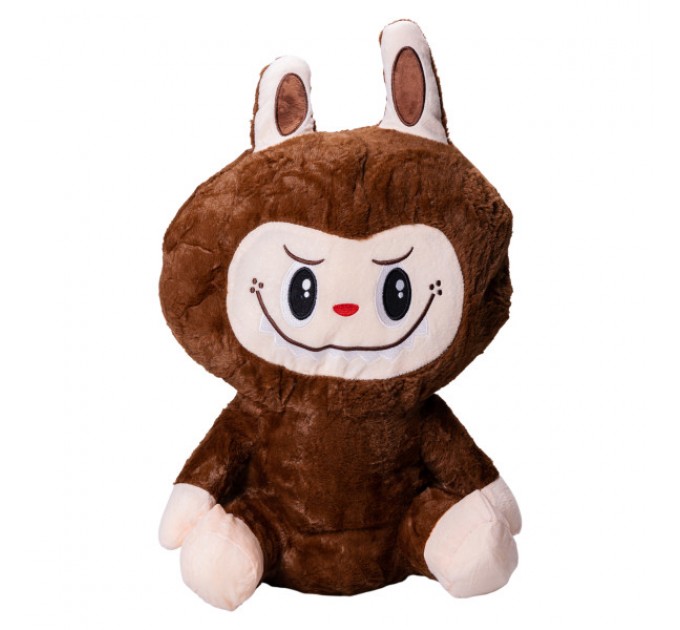 Labubu велика м'яка іграшка-сюрприз, коричневий