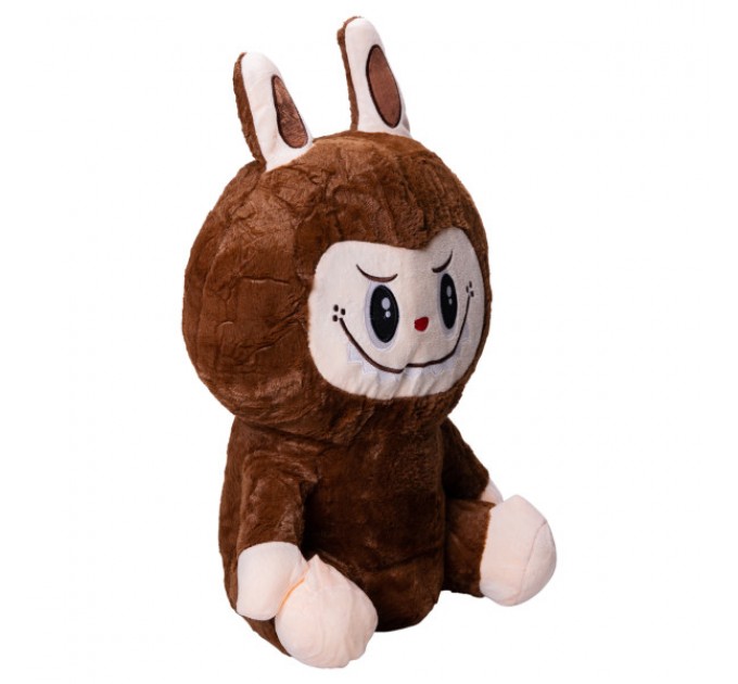 Labubu велика м'яка іграшка-сюрприз, коричневий