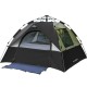 Намет туристичний на 2-3 особи 200*195*140 см, чорний