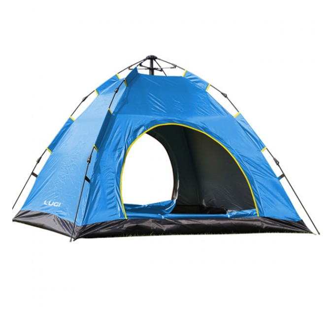 Палатка туристическая двухместная 200*200*140 см, голубой