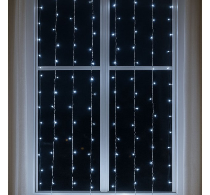 Гірлянда Штора 64 LED 1,5 х1,5 м, білий