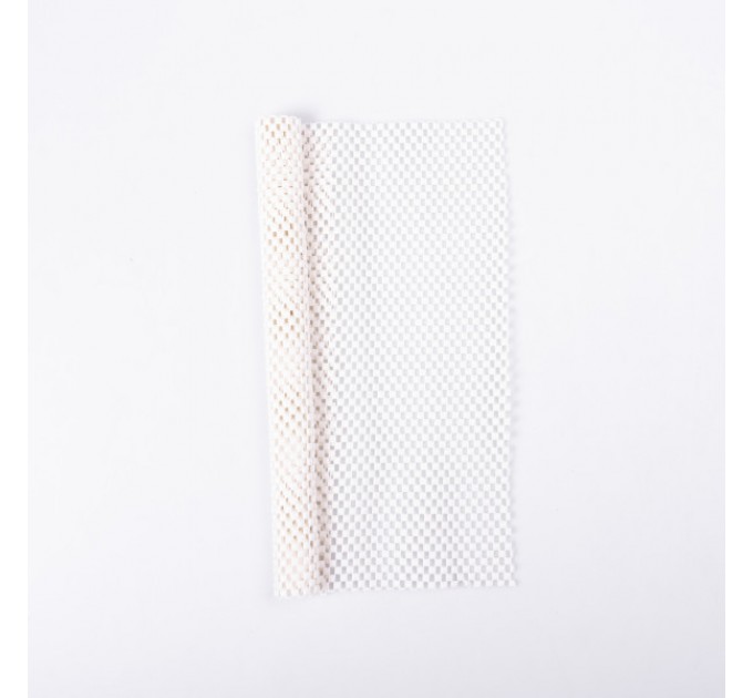 Коврик защитный для кухни силиконовый 39*30 см, белый.