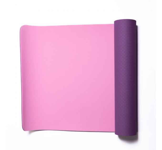 Килимок для йоги 173*58 см, фіолетовий