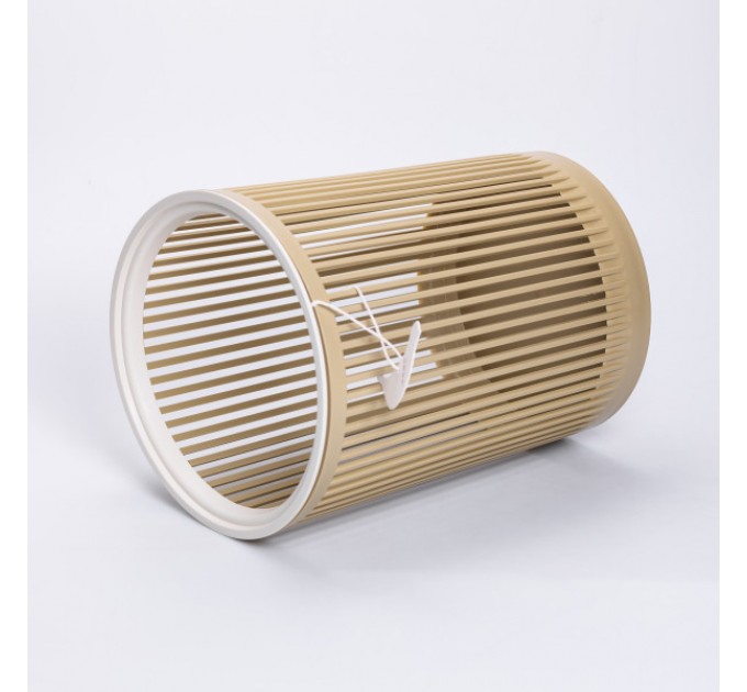 Корзина для мусора пластиковая 12 л, светло-коричневая