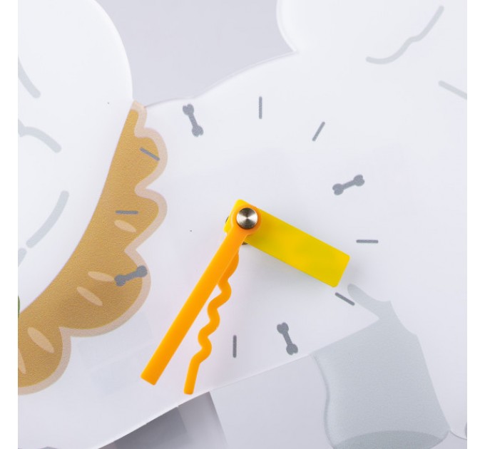 Часы настенные "Маленький друг" 42*32*5 см, белые