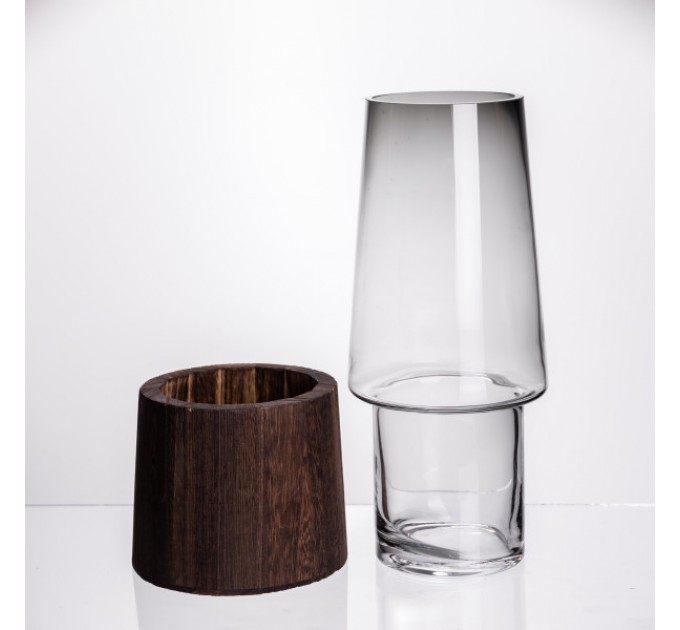 Ваза для квітів та декору Wooden 2 л