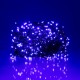 Гірлянда Нитка вулична 500 LED 50 м чорна, синій