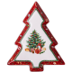Блюдо для закусок Christmas порцелянове фігурне 29*24*2 см