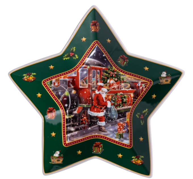 Блюдо для закусок Santa порцелянове 25,5 см