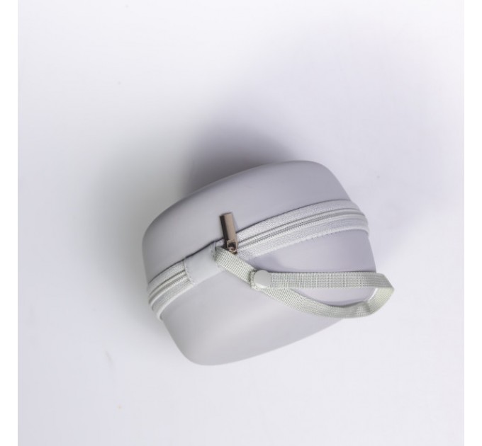 Подушка для шиї U-подібна з кейсом для зберігання, світло-сірий