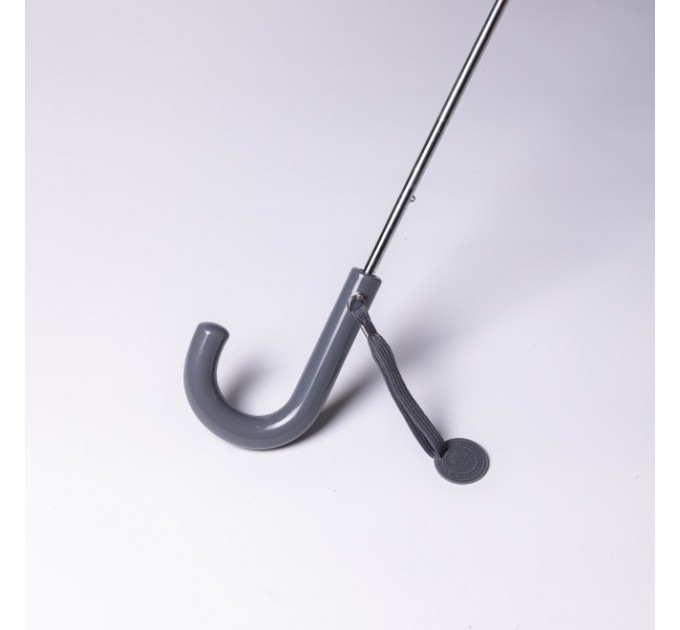 Дитяча парасоля-тростина механічна з 3D-хвостом складна 89 см, синій