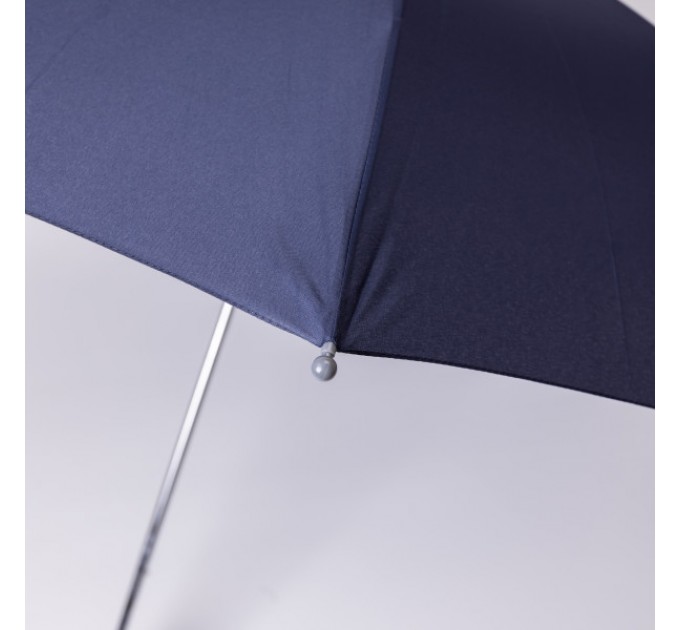 Дитяча парасоля-тростина механічна з 3D-хвостом складна 89 см, синій