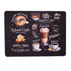 Килимок для сушки посуду антиковзкий 37,5*13 см, чорний