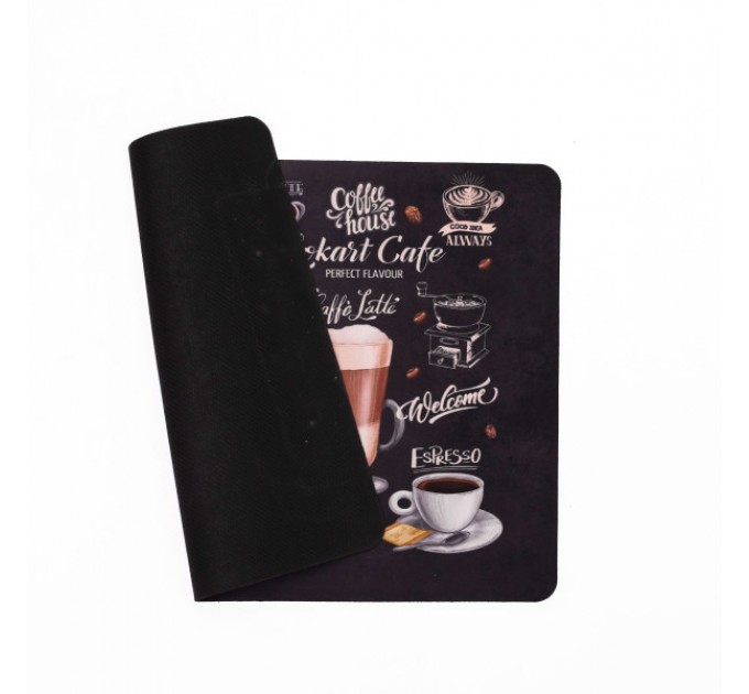 Килимок для сушки посуду антиковзкий 37,5*13 см, чорний