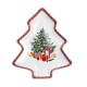 Блюдо сервірувальне Christmas фігурне 25,5*21 см