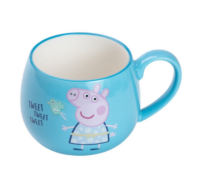 Чашка керамічна Peppa Pig 400 мл, блакитний Чашка керамічна Peppa Pig 400 мл, блакитний