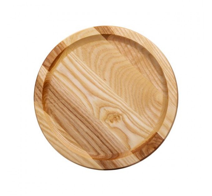 Дошка сервірувальна кругла 25 см, ясен