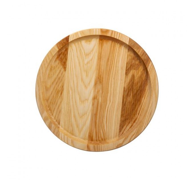 Доска сервировочная круглая 30 см, ясень