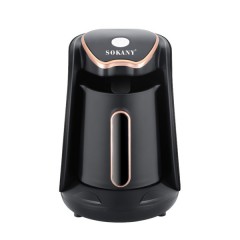 Електрична турка для кави SOKANY SK-04008 250 мл, чорний із золотом Електрична турка для кави SOKANY SK-04008 250 мл, чорний із золотом