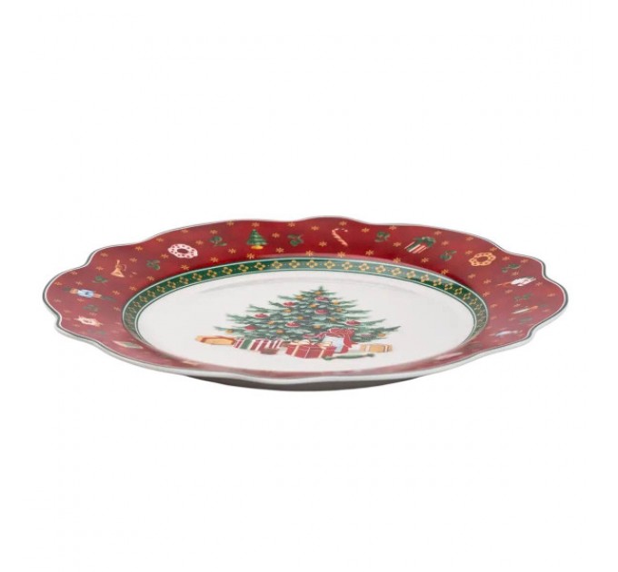 Тарілка десертна Christmas порцелянова 21 см