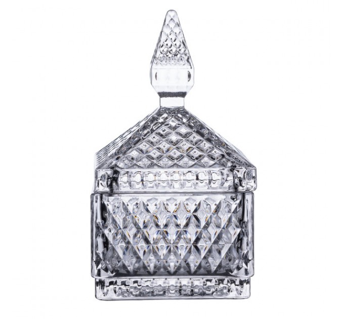 Конфета с крышкой из хрустального стекла в восточном стиле