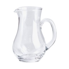 Глечик фігурний Cali з товстого скла 600 мл, прозорий